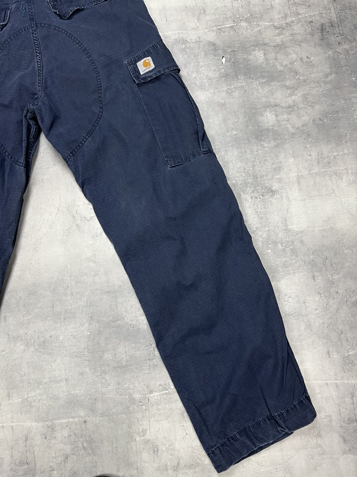 Carhartt × Vintage Carhartt Cargo Pants Men's 30x32 Blue Vintage Size US 32 / EU 48 - 7 Thumbnail