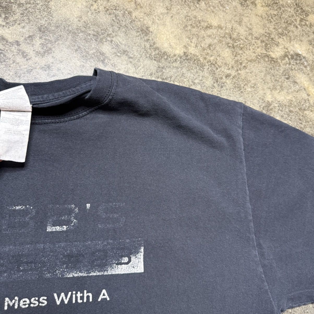 Vintage vintage marines never mess with coffee funny faded tshirt Size US L / EU 52-54 / 3 - 6 Thumbnail