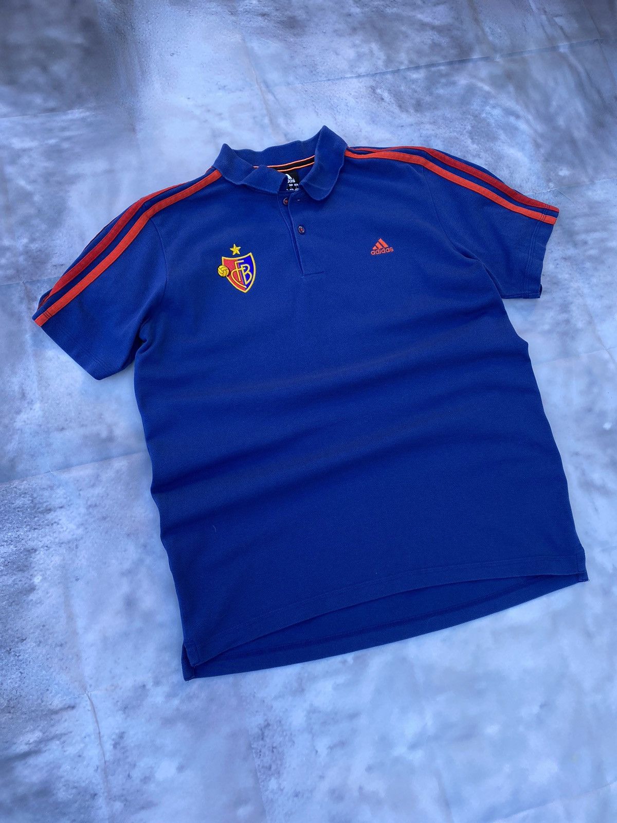 Adidas Vintage Adidas FC Basel 2012 Polo Soccer Football Shirt Size US L / EU 52-54 / 3 - 2 Thumbnail