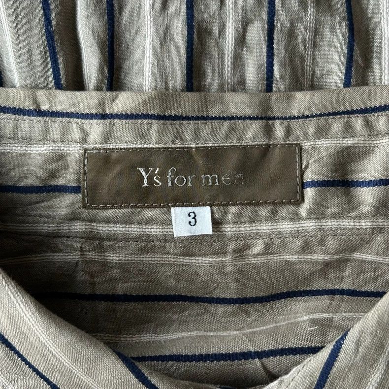 Yohji Yamamoto Yohji Yamamoto 01 SS silk striped shirt 2504-Nextarrow Size US L / EU 52-54 / 3 - 6 Thumbnail