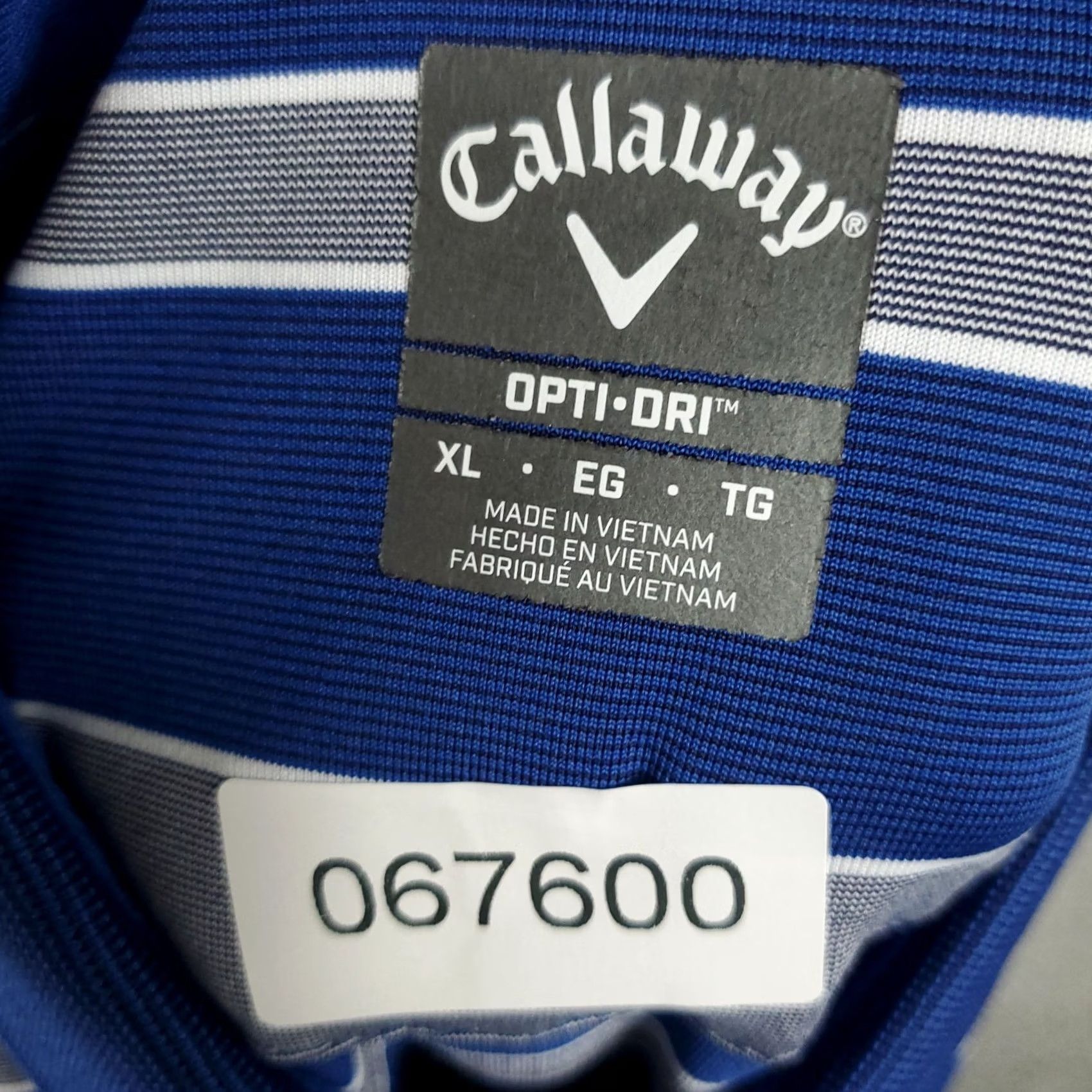 Callaway Callaway Polo Shirt Mens XL Blue Striped Short Sleeve Golf Casual Polo Shirt Mens XL Blue Striped Size US XL / EU 56 / 4 - 7 Thumbnail