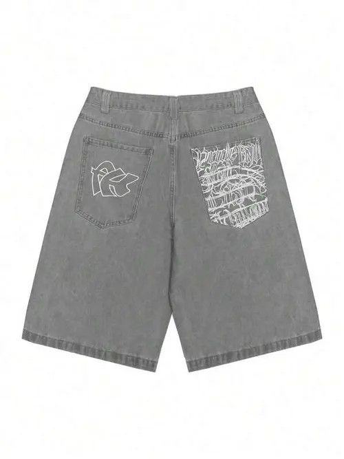 Japanese Brand VINTAGE RETRO 90s drip street shorts jorts Size US 30 / EU 46 - 1 Thumbnail