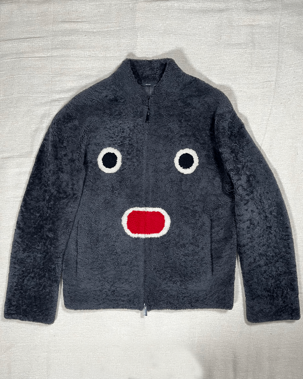 Fendi Fendi FW16 Monster Face shearling zip-up jumper jacket Size US M / EU 48-50 / 2 - 1 Thumbnail