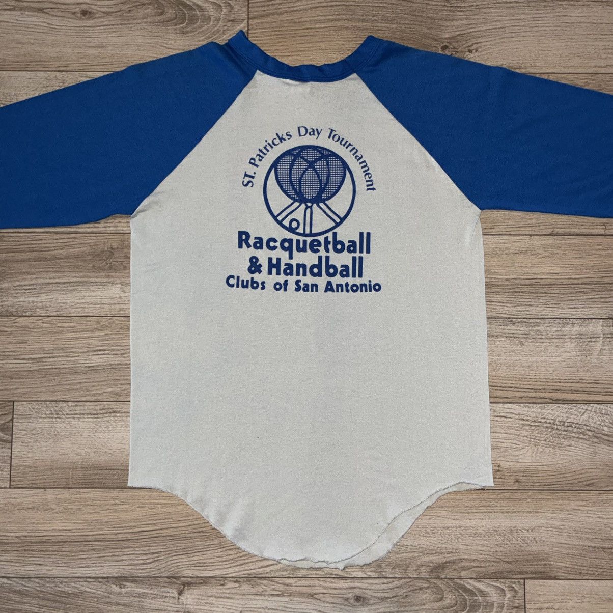 Camel Vintage 80s Camel Tobacco San Antonio raglan tee shirt Size US L / EU 52-54 / 3 - 3 Thumbnail