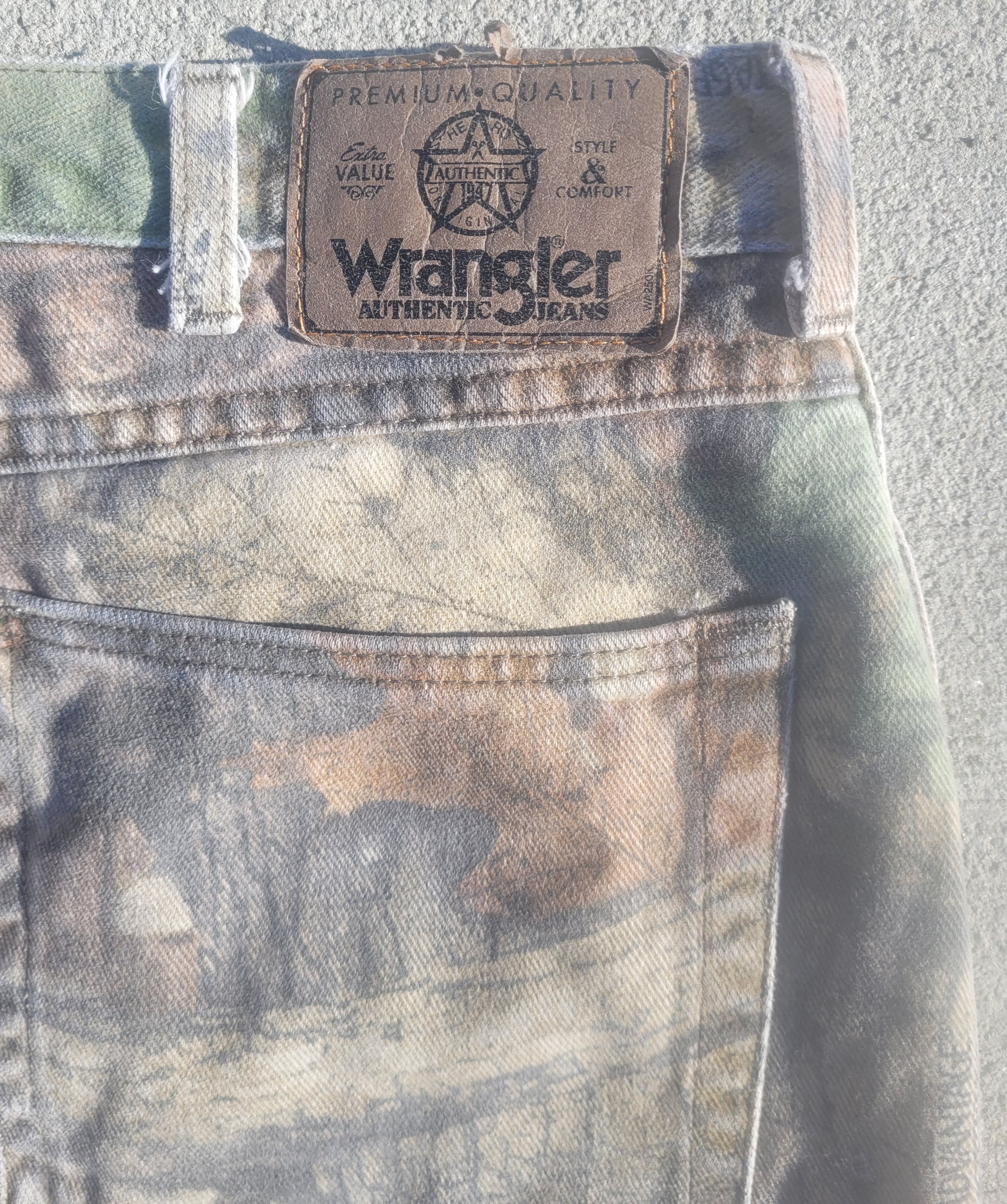 Wrangler ERD Style Vintage Camo Pants Size US 36 / EU 52 - 3 Thumbnail