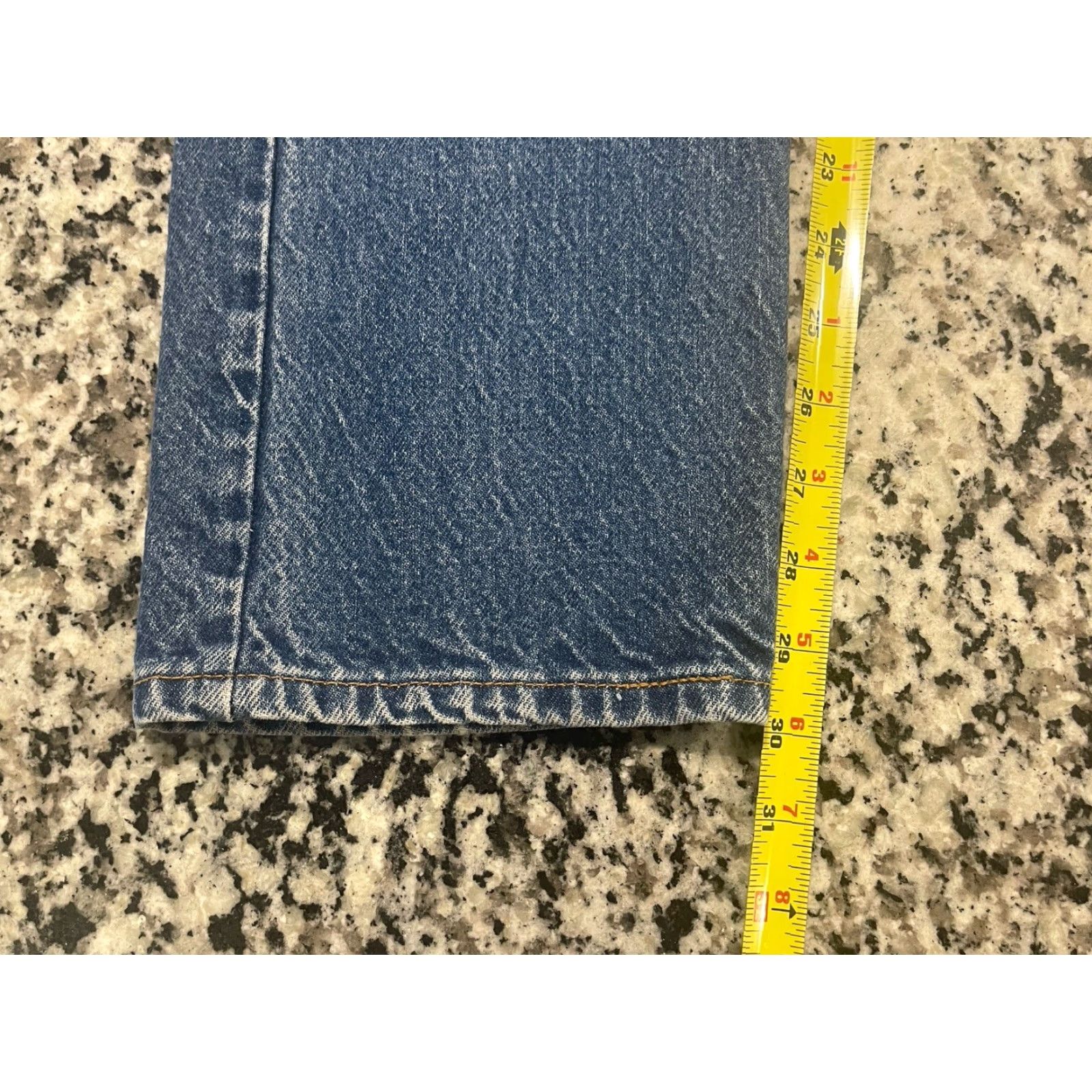 Levi's VINTAGE Levi’s 505 Jeans Orange tab Straight Men's 32x30 Regular Fit Blue 80s 90s Style Mens Size US 32 / EU 48 - 2 Thumbnail
