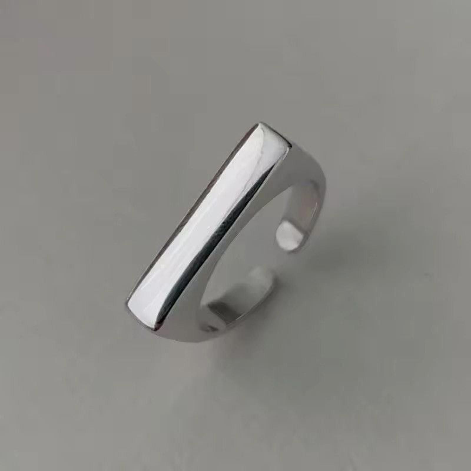Jewelry 2 Pieces Geometric Open Rings Size ONE SIZE - 3 Thumbnail