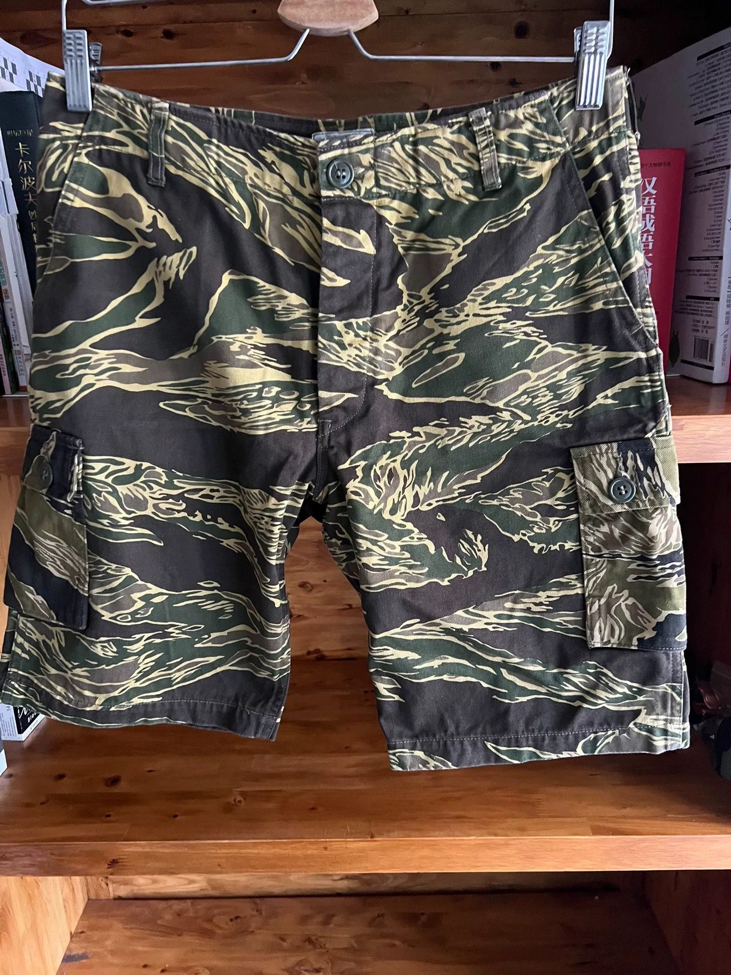 The Real McCoy's Camouflage Handmade Shorts Size US 40 / EU 56 - 4 Thumbnail