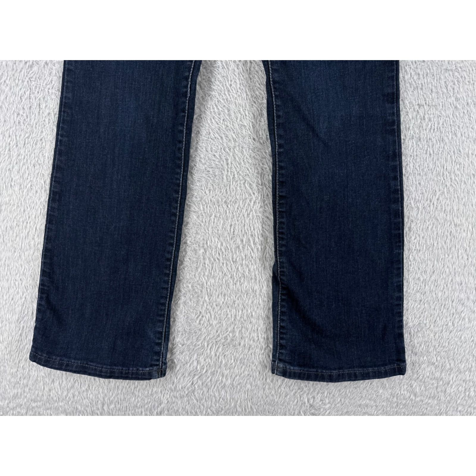 Lee Lee Jeans Women 26 Blue Denim Bootcut Mid Rise Dark Wash 26x29 Size 26" / US 2 / IT 38 - 2 Thumbnail