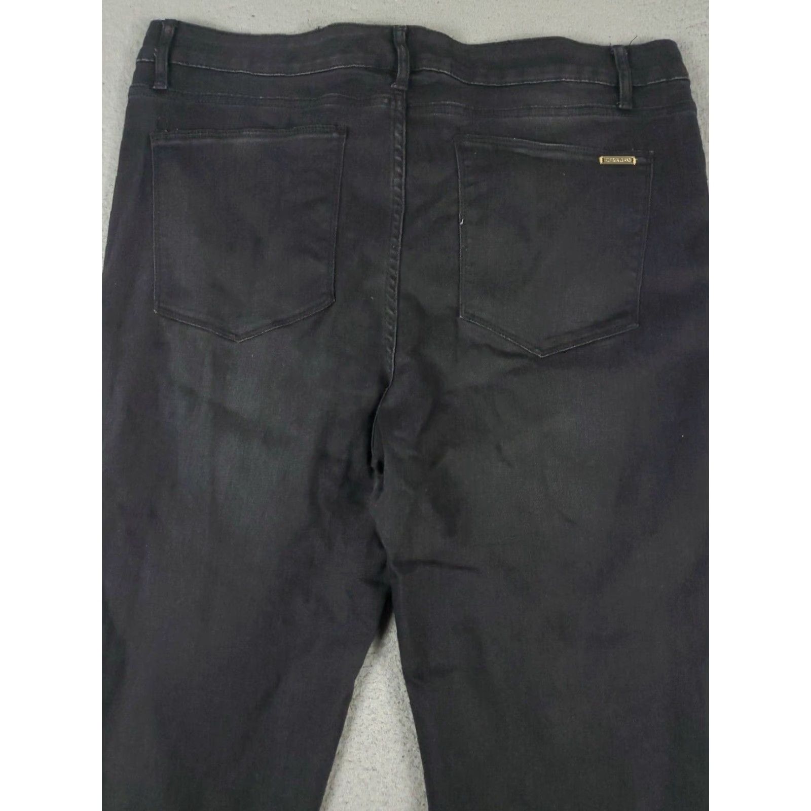 Tommy Hilfiger Tommy Hilfiger Black Skinny Crop Jeans Womens Size 16 36x26 Denim Pants Regular Fit Size 38" / US 16 / IT 52 - 7 Thumbnail