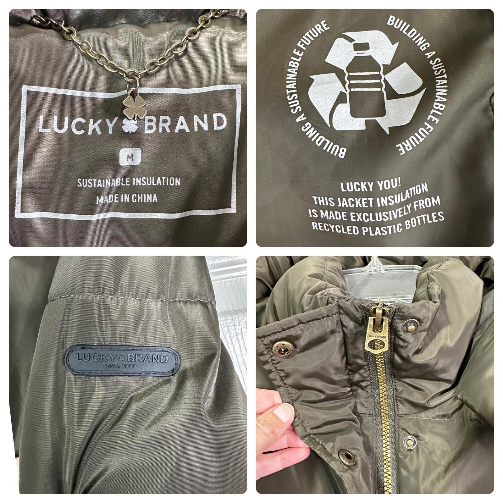 Lucky Brand NEW Lucky Brand Hooded Puffer Parka Coat Green Women’s M Size M / US 6-8 / IT 42-44 - 7 Thumbnail