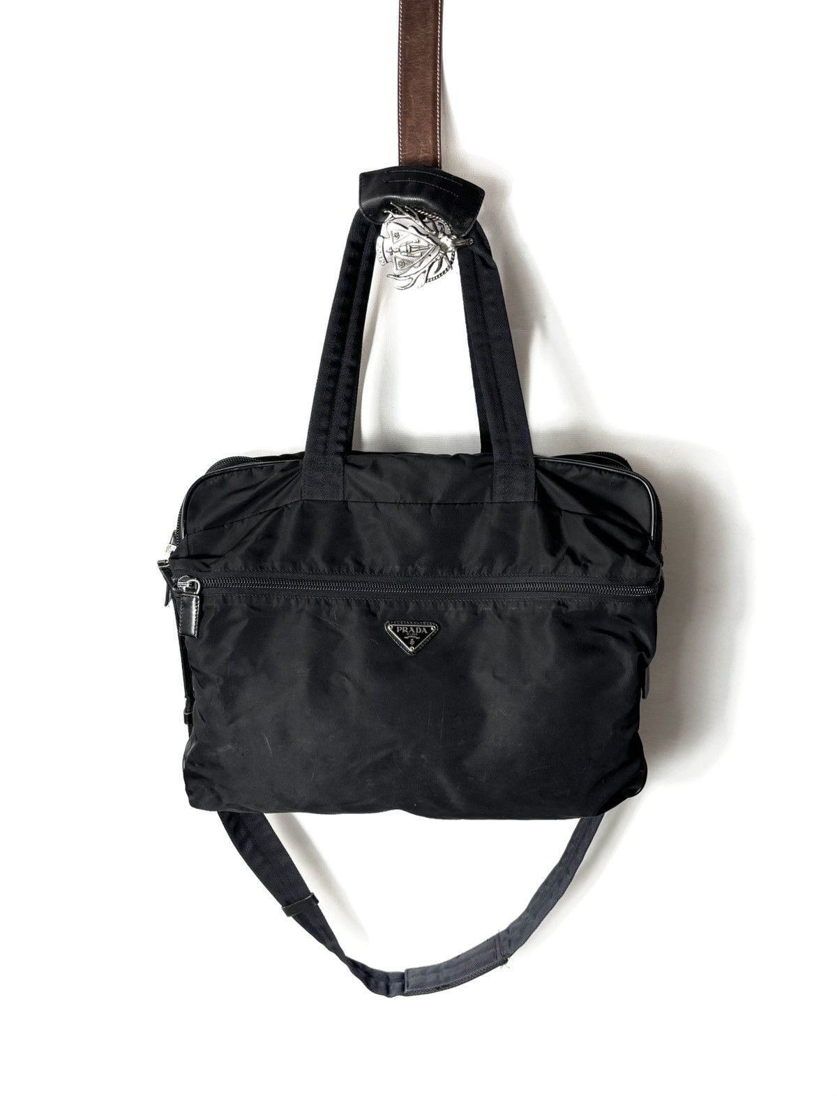 Prada × Vintage Vintage Prada Luggage Nylon Bag Size ONE SIZE - 1 Thumbnail