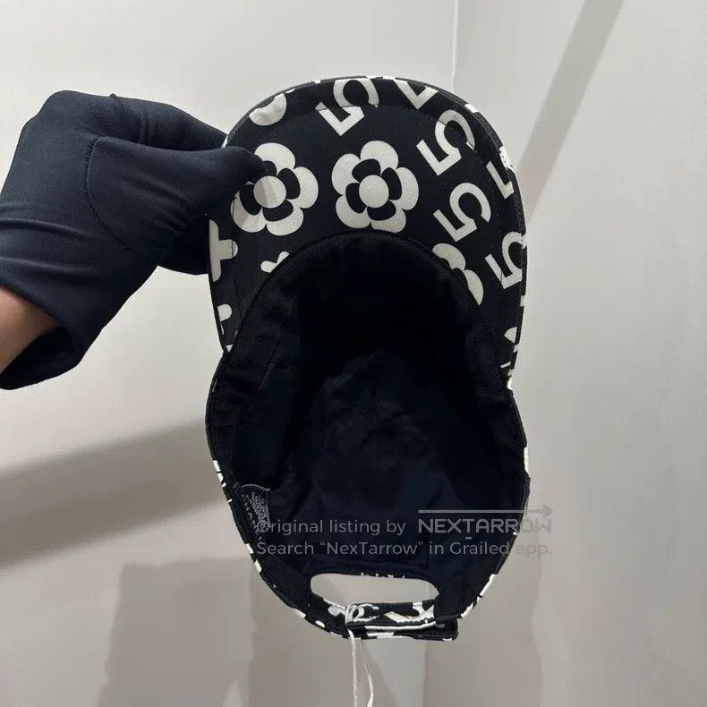 Chanel Chanel Double C full printed pattern logo baseball cap Size ONE SIZE - 4 Thumbnail