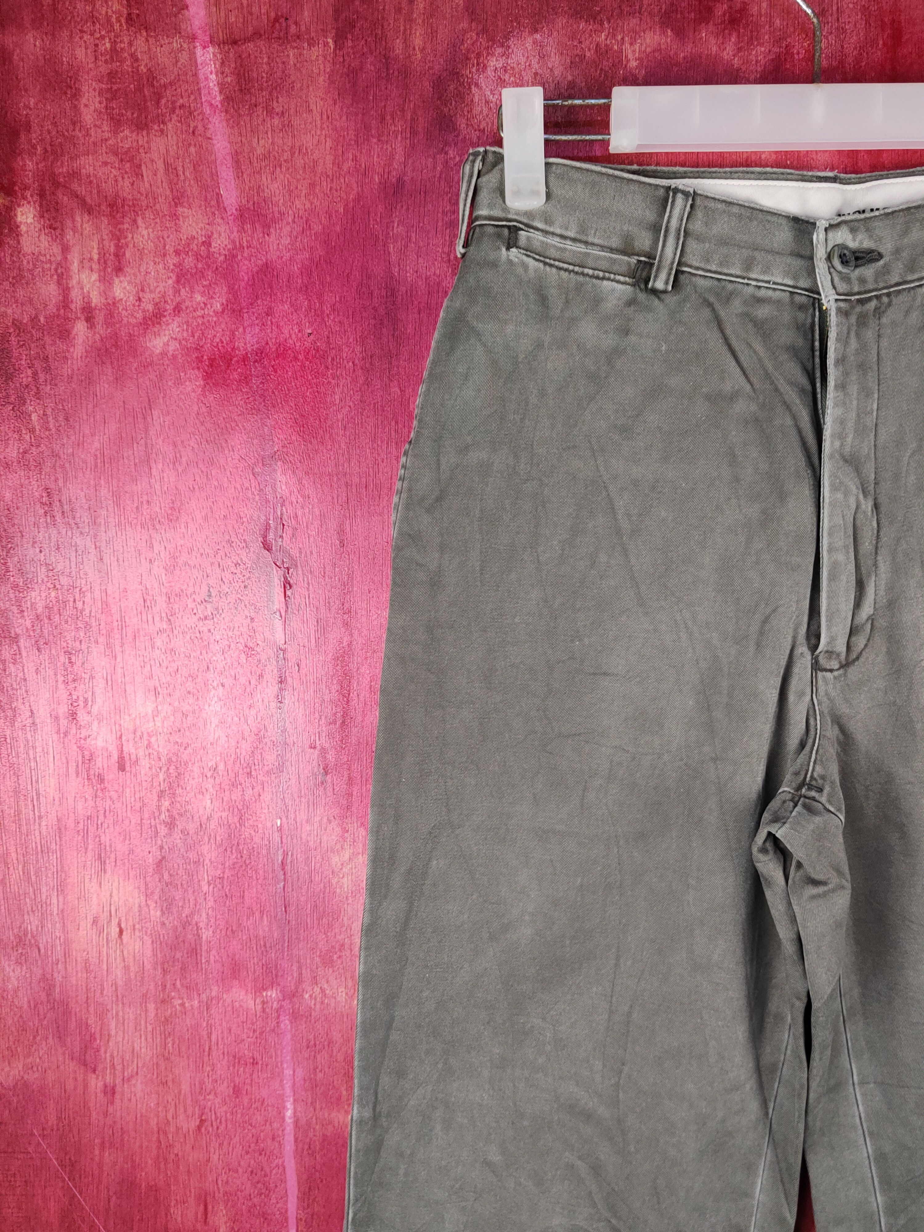Japanese Brand Wolvo Olive Multipocket Casual Pants #S1568 Size US 29 - 3 Thumbnail