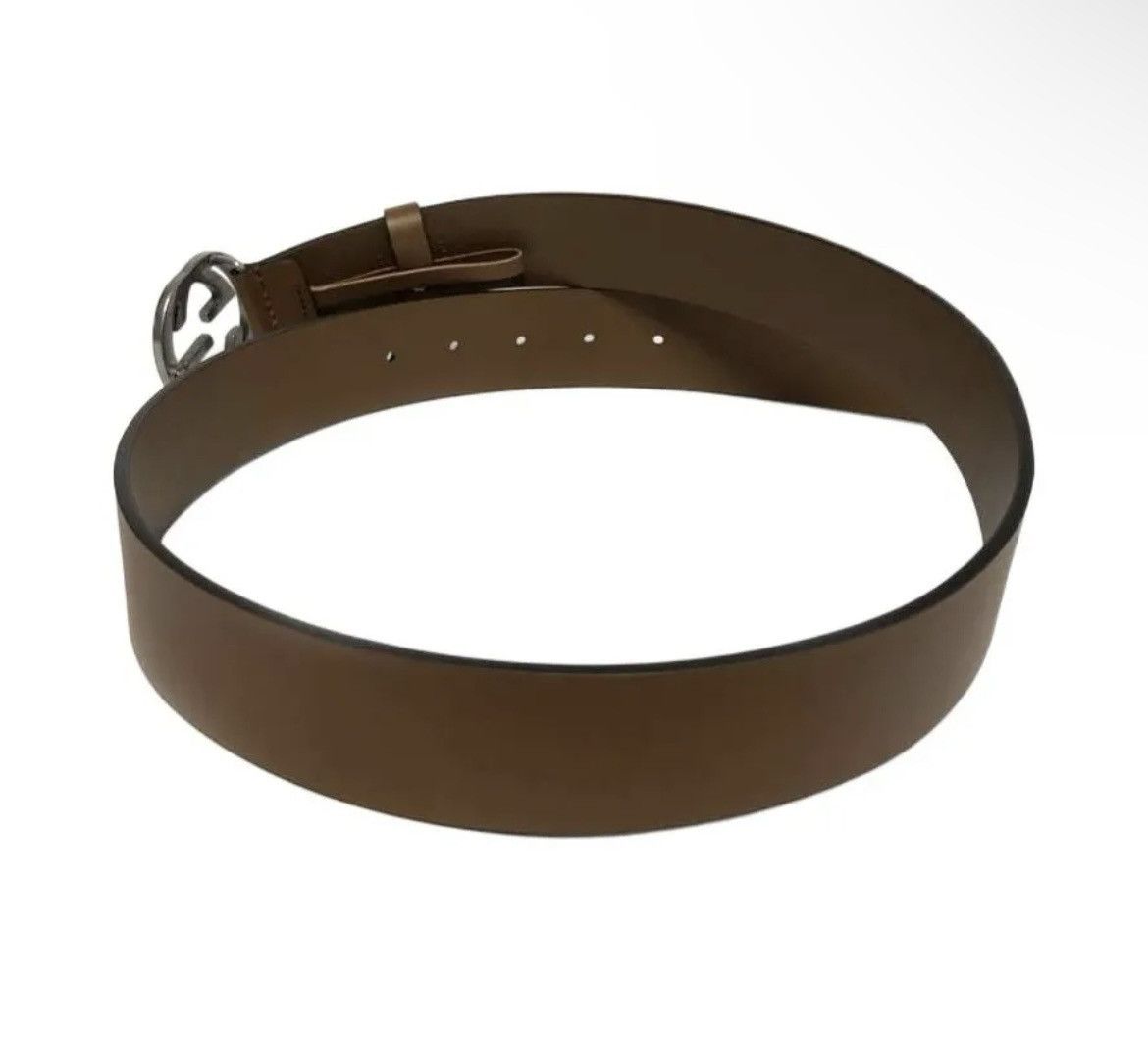 Gucci Gucci Interlocking G Signature Leather Belt 1.5 inch Width Size 42 - 4 Thumbnail