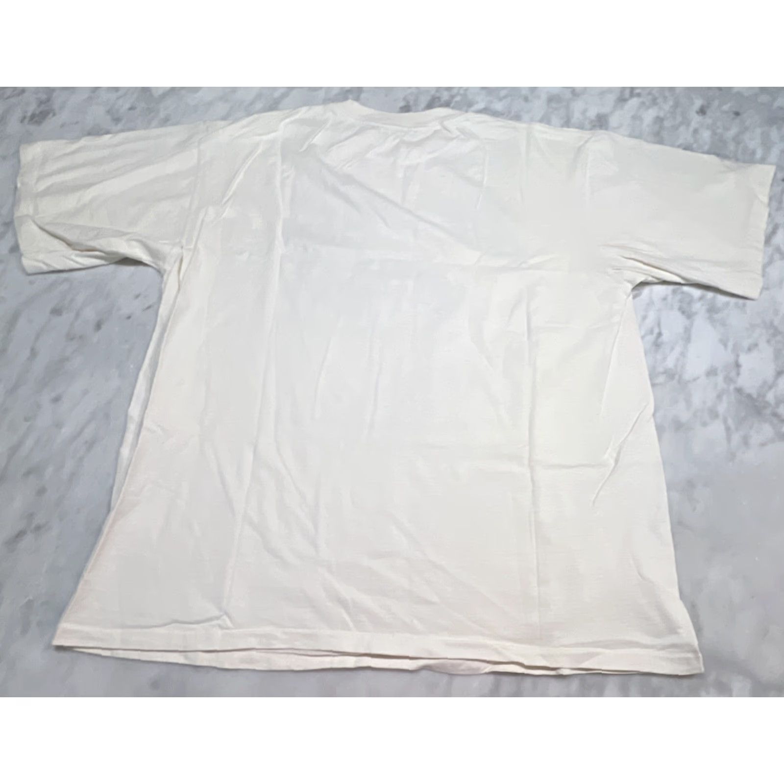 Ecco VINTAGE 90s Human-1-Tees Shirt Men XL One With The Earth Single Stitch Graphic Eco Shirt Men XL Beige Cotton Hippy 1990s Mens Size US XL / EU 56 / 4 - 6 Thumbnail