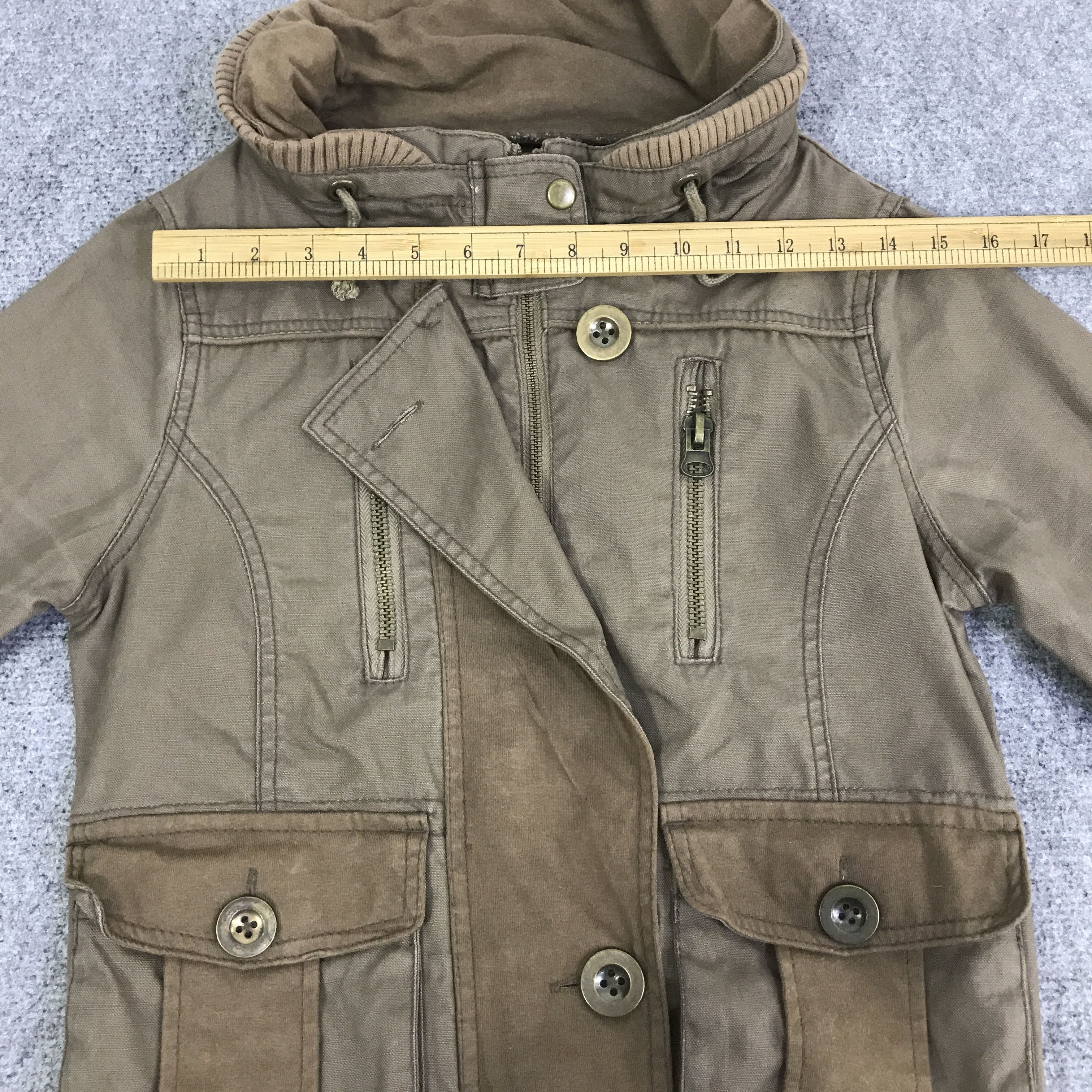 Japanese Brand BONO STYLE BACK NUMBER MILITARY JACKET K70B25 Size US XS / EU 42 / 0 - 5 Thumbnail