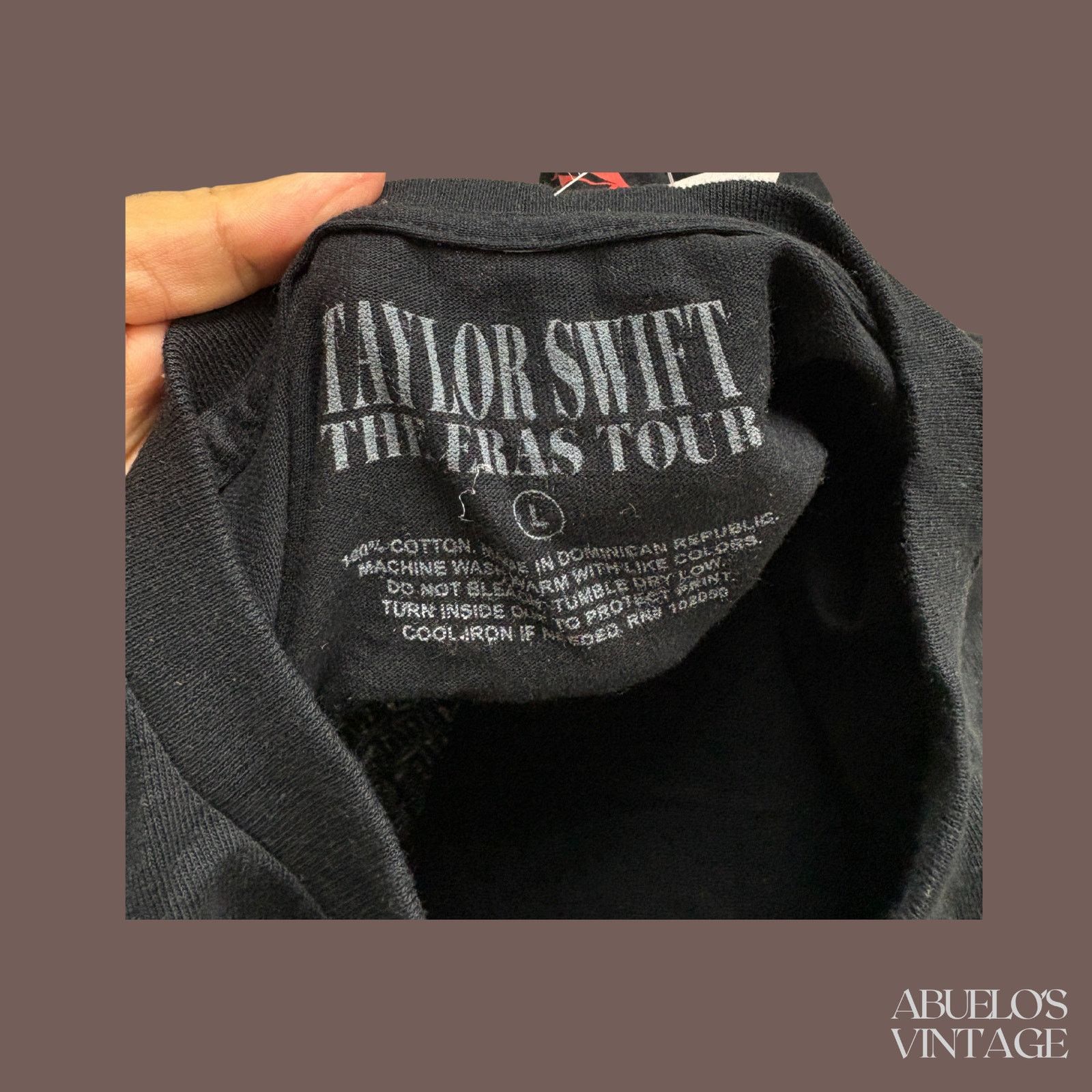 Other Taylor Swift Eras Tour Tee | Black Graphic | 2023 Tour Size US L / EU 52-54 / 3 - 3 Thumbnail