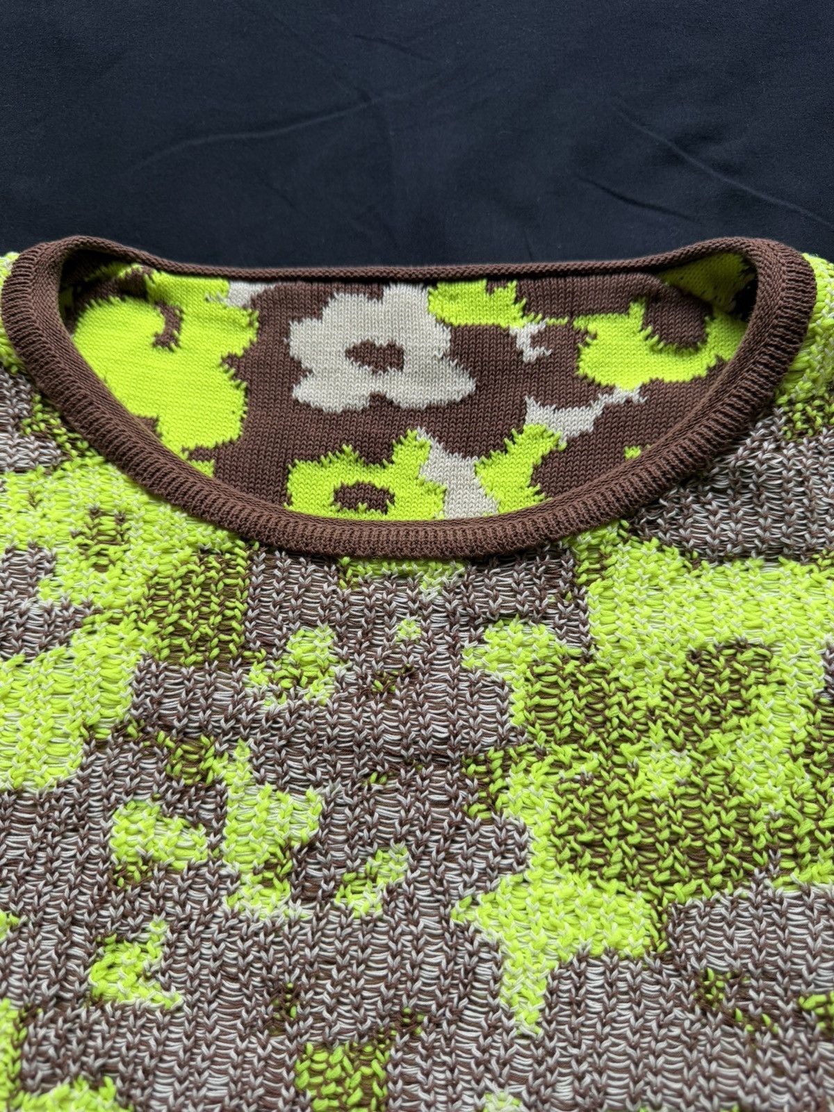 Dior Dior Abstract Floral Jacquard Knit Sweater Medium Size US M / EU 48-50 / 2 - 9 Thumbnail