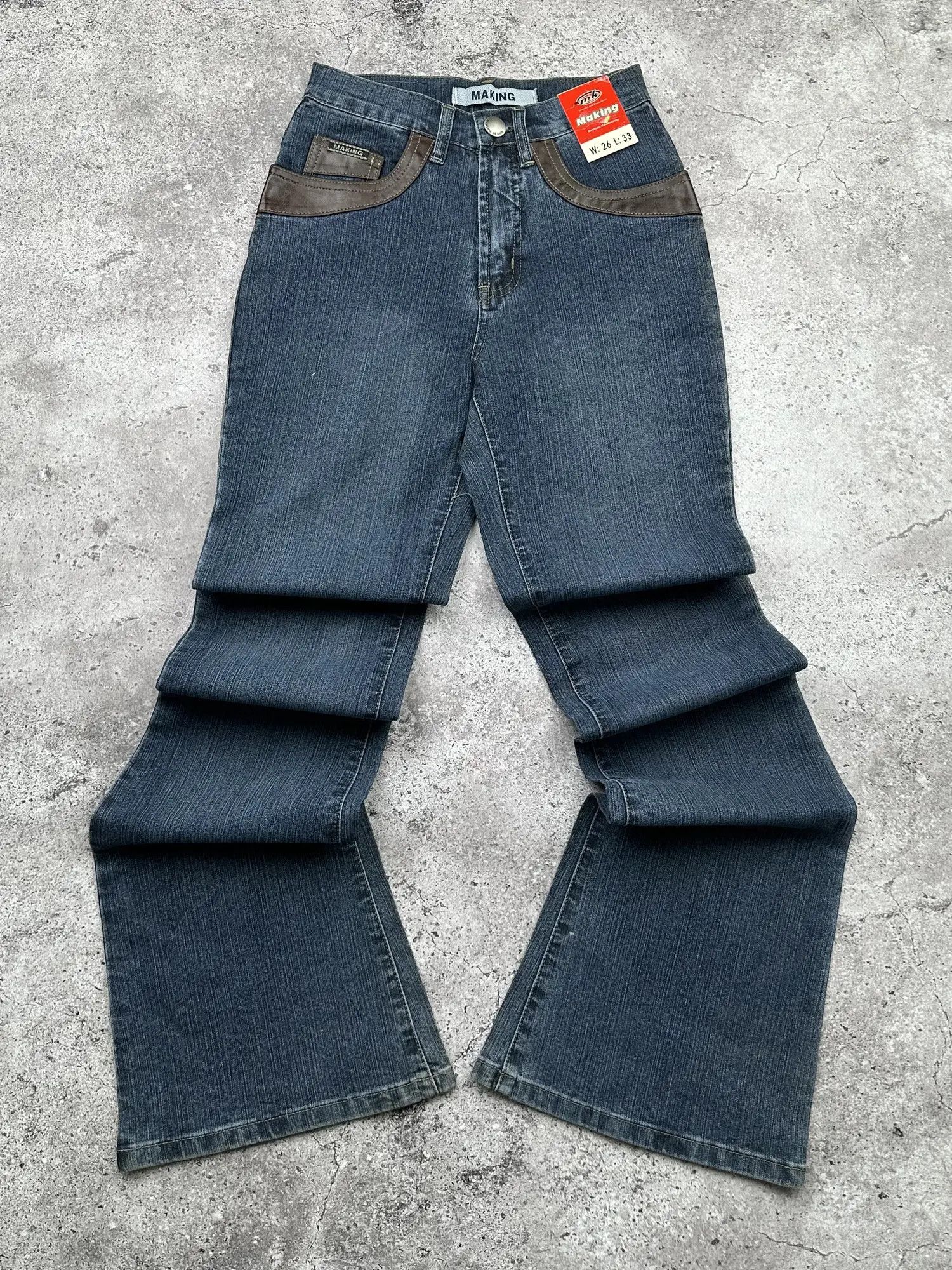 Japanese Brand Vintage Flare Jeans C333(V201) Size 25" / US 0 / IT 36 - 1 Thumbnail