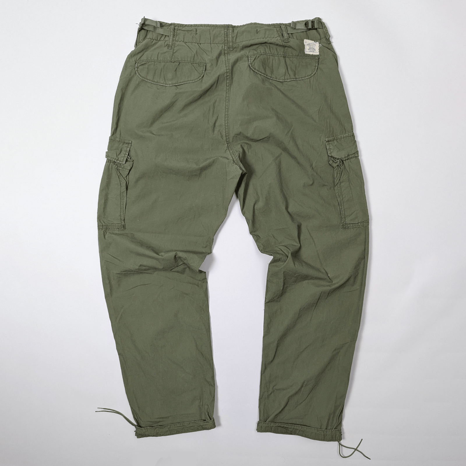Denim & Supply Ralph Lauren Ralph Laurent Military Multipocket Khaki Green Cargo Pants Size US 34 / EU 50 - 3 Thumbnail