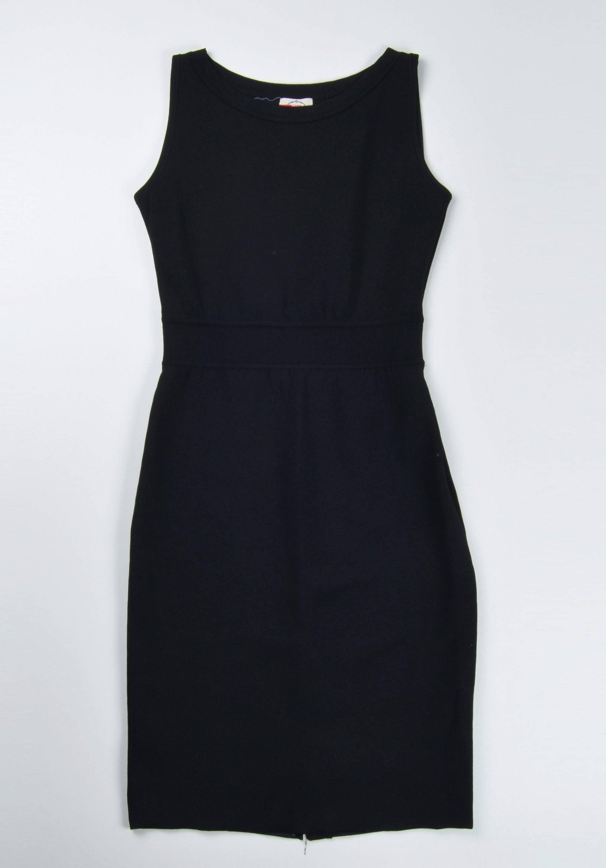 Prada Prada Milano Sleeveless Sheath Minimalist Midi Dress Size L / US 10 / IT 46 - 4 Thumbnail