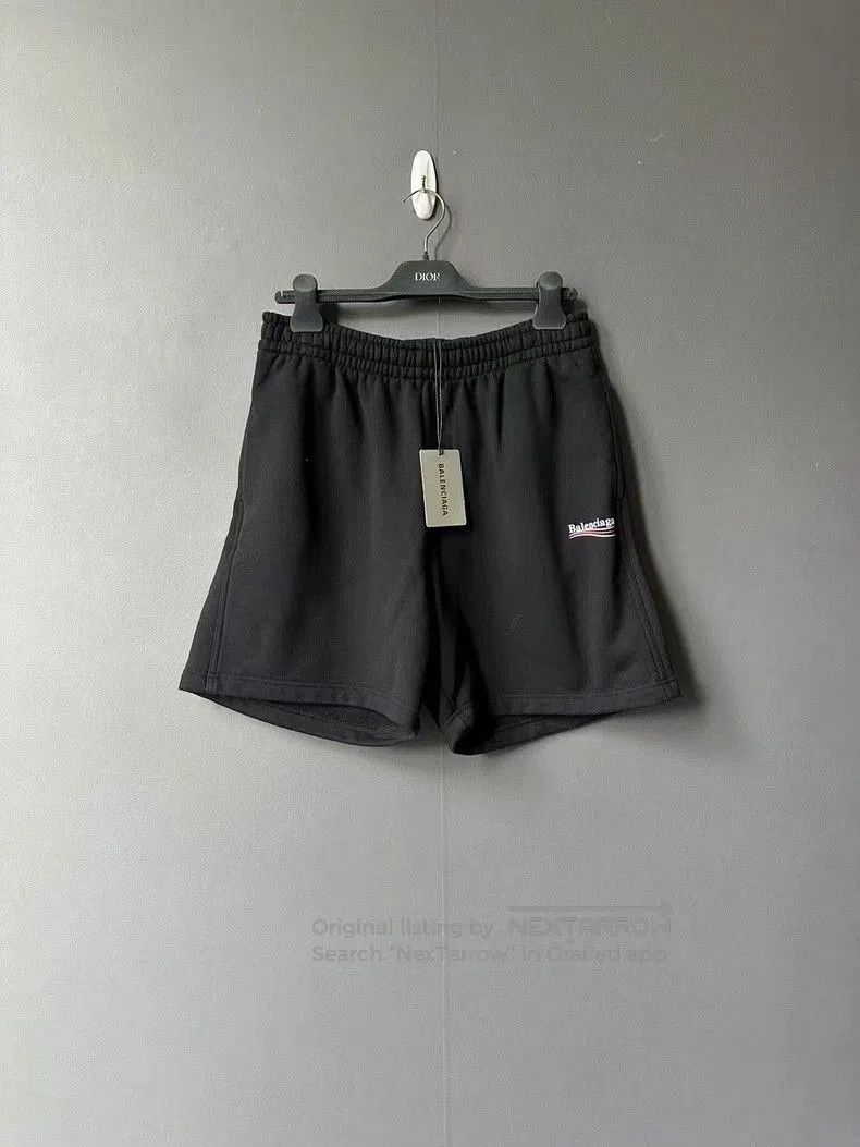 Balenciaga Balenciaga Coke Print Black Shorts. Size US 26 / EU 42 - 1 Thumbnail
