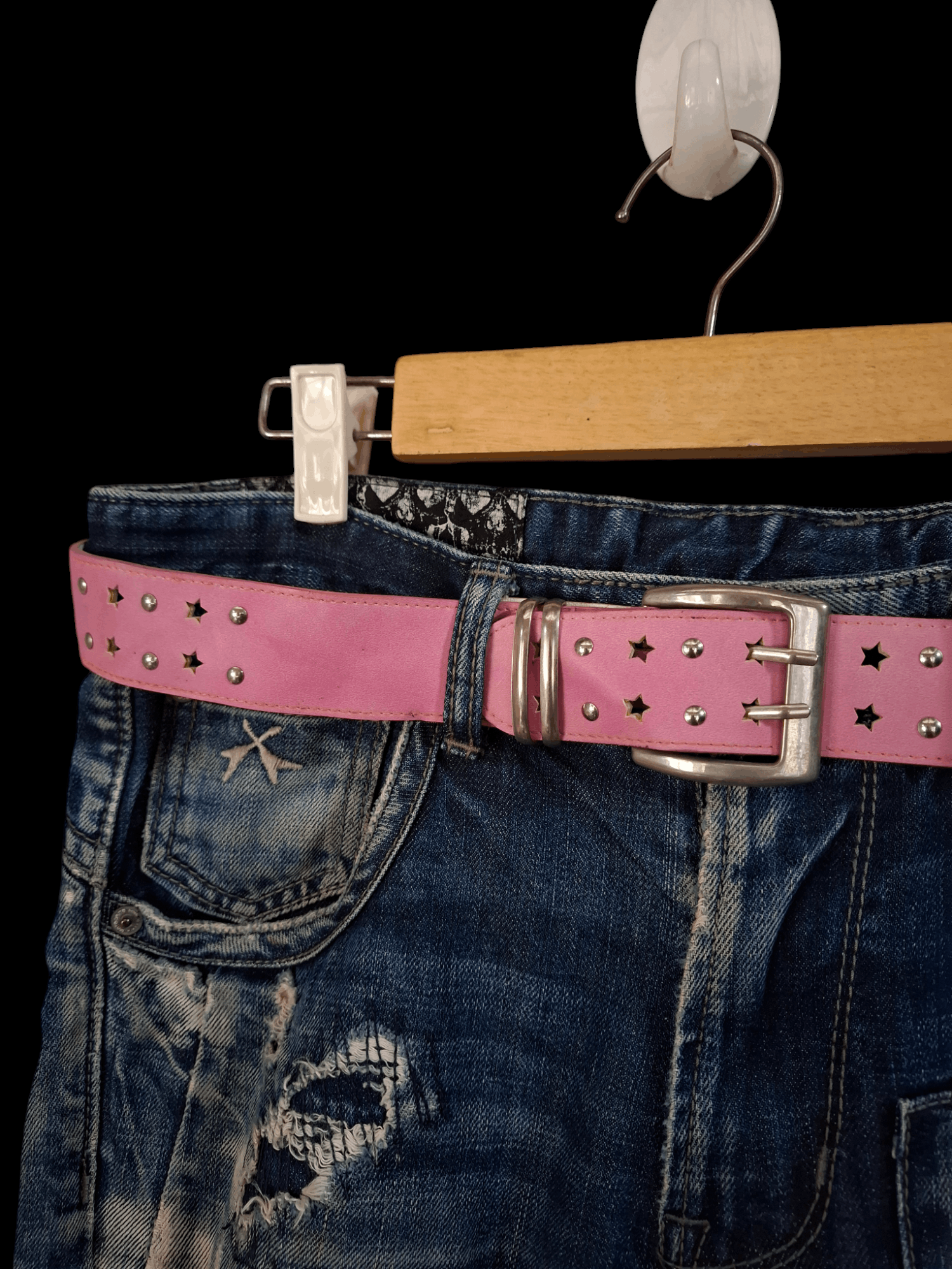 Japanese Brand × KMRii × Le Grande Bleu (L.G.B.) Vintage Y2k Star pink belts Size ONE SIZE - 5 Thumbnail