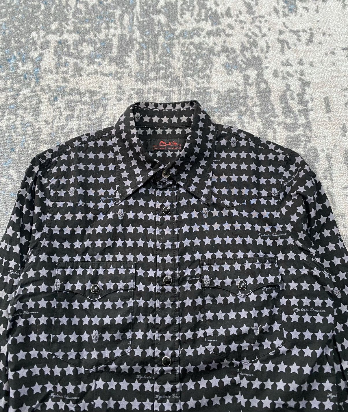 Hysteric Glamour Hysteric glamour skull aop star shirt Size US S / EU 44-46 / 1 - 1 Thumbnail