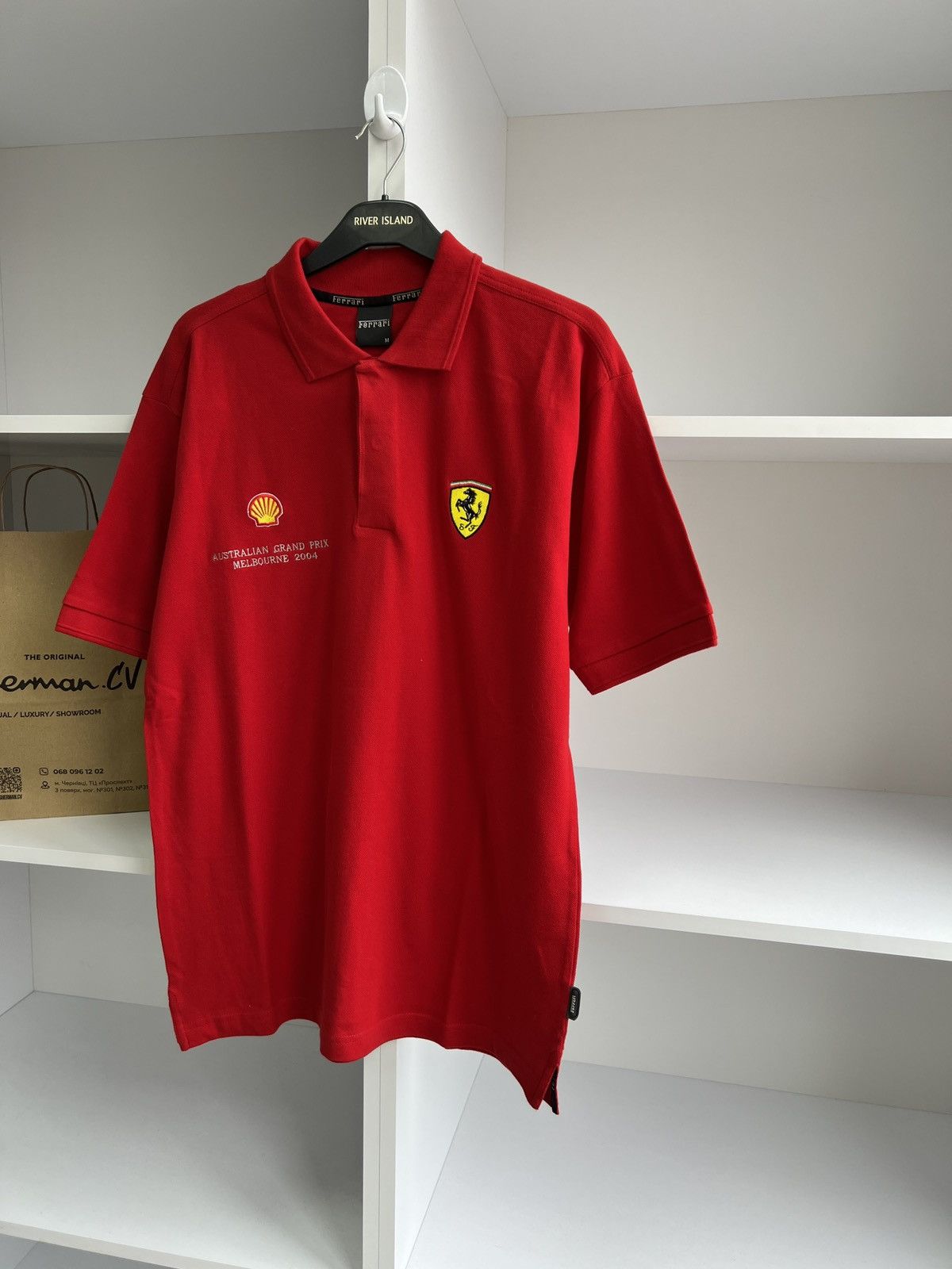 Ferrari × Vintage Vintage Ferrari 2004 Australian Grand Prix Melbourne polo Size US M / EU 48-50 / 2 - 4 Thumbnail