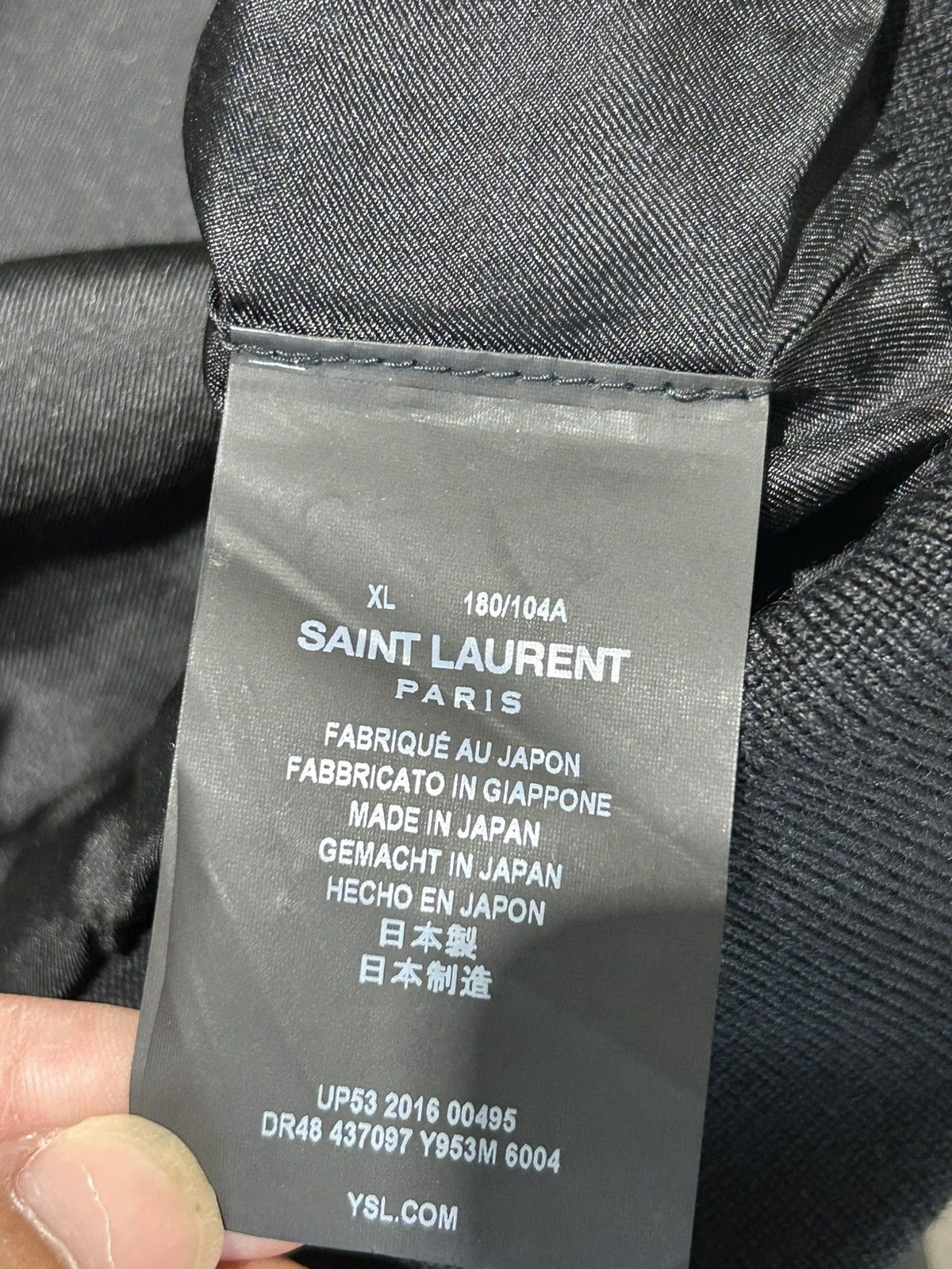 Yves Saint Laurent FW16 Saint Laurent Western Floral Silk Jacket Size US XL / EU 56 / 4 - 4 Thumbnail