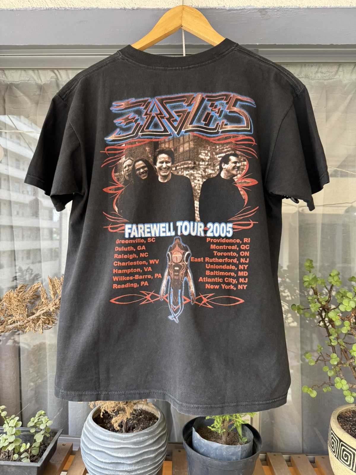 Band Tees × Vintage Vintage 00’s The Eagles Farewell tour 2005 Size US M / EU 48-50 / 2 - 4 Thumbnail