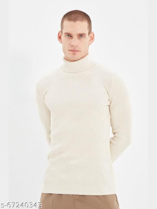 Polo Ralph Lauren × Ralph Lauren Polo Jeans Ralph Lauren Turtle Neck Pearl Color Sweater Size US L / EU 52-54 / 3 - 15 Thumbnail