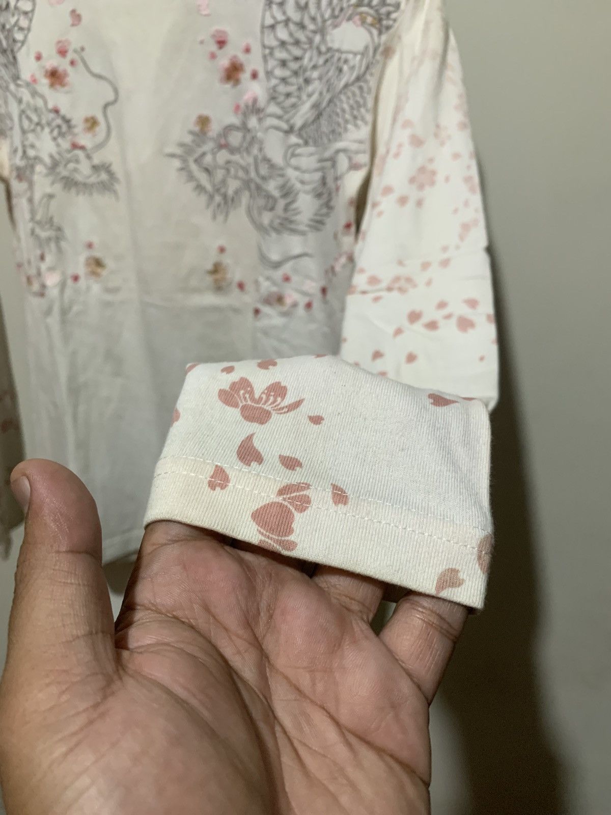14th Addiction Vintage Y2K Dragon AOP Embroidered Yakuza Longsleeve Tee Size US L / EU 52-54 / 3 - 4 Thumbnail