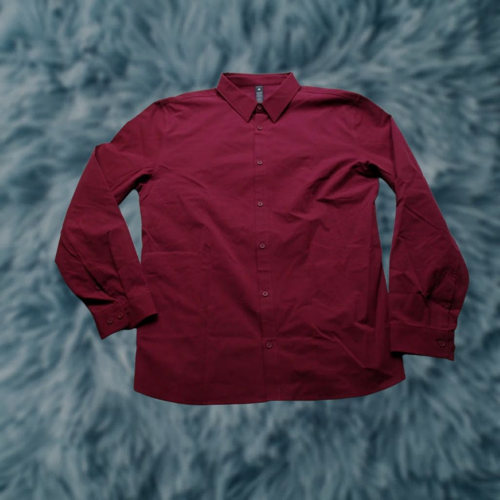 Lululemon Lululemon Shirt Mens Red Button Up Performance 2XL Size US XXL / EU 58 / 5 - 1 Thumbnail