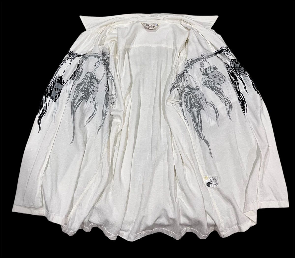 Star Of Hollywood STAR OF HOLLYWOOD × BEAMS SHRUNKEN HEAD Rayon Open Shirt Size US L / EU 52-54 / 3 - 11 Thumbnail