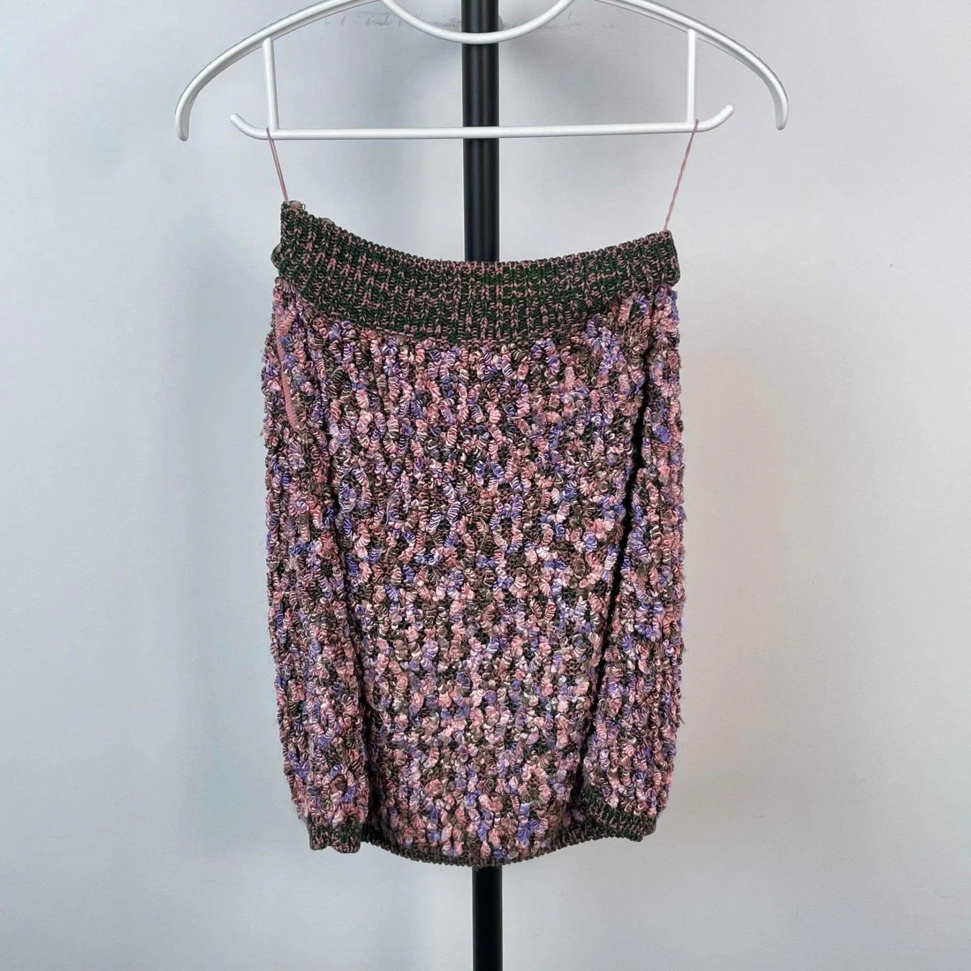Chanel Chanel Silk Mini Skirt 38 Pink Size S / US 4 / IT 40 - 2 Thumbnail