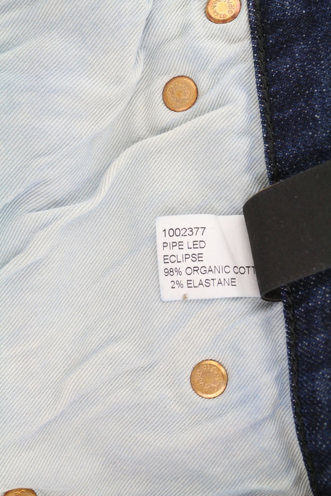 Nudie Jeans PIPE LED W34 Washed Denim Blue Zip Organic Shorts 83835 Size US 34 / EU 50 - 8 Thumbnail