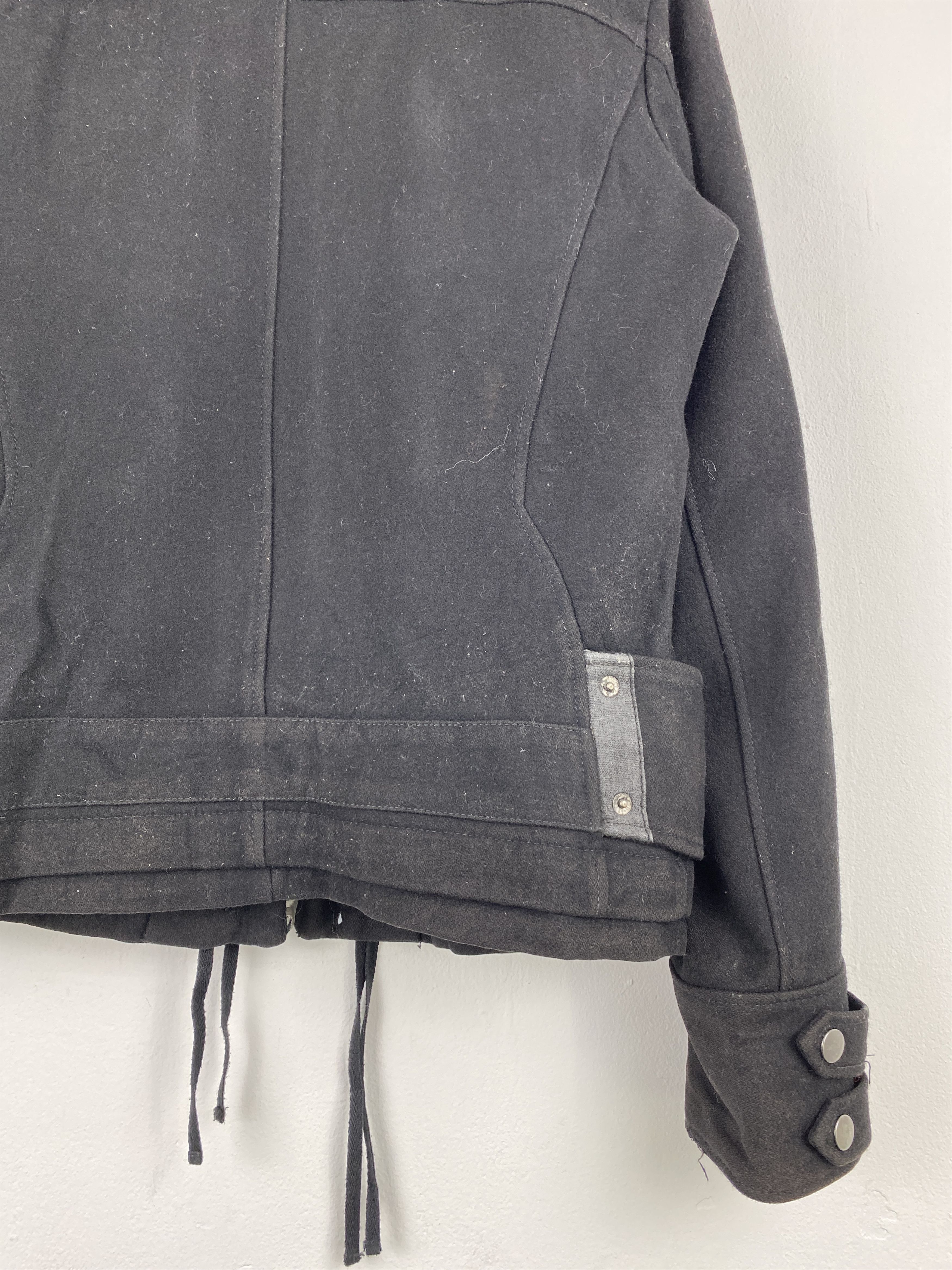 PPFM Vintage PPFM Zipper Ups Wool Punk Jacket Black JZ0003 Size US M / EU 48-50 / 2 - 11 Thumbnail