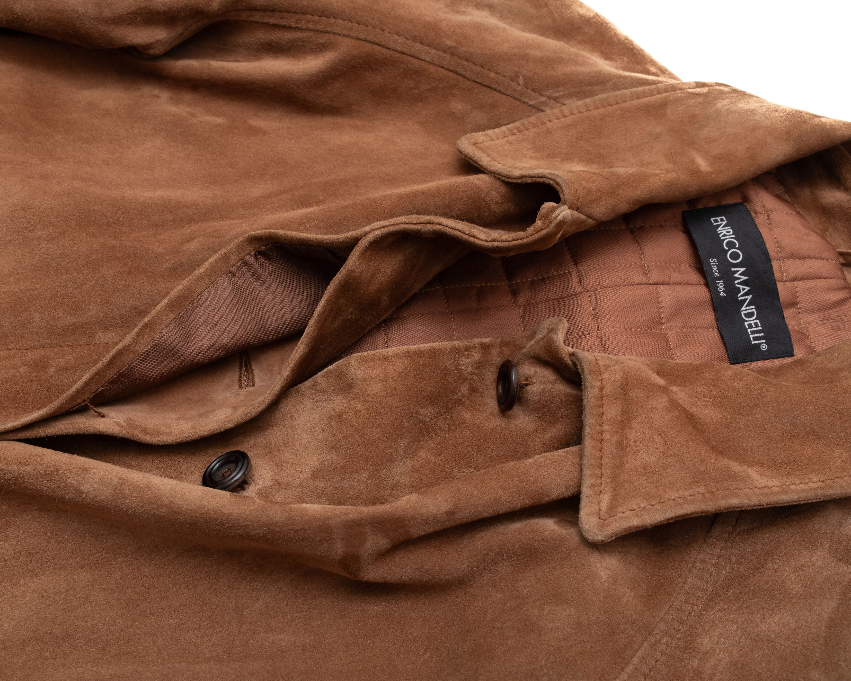 Mandelli ENRICO MANDELLI 2,7k$ Suede Coat Size M / US 6-8 / IT 42-44 - 6 Thumbnail