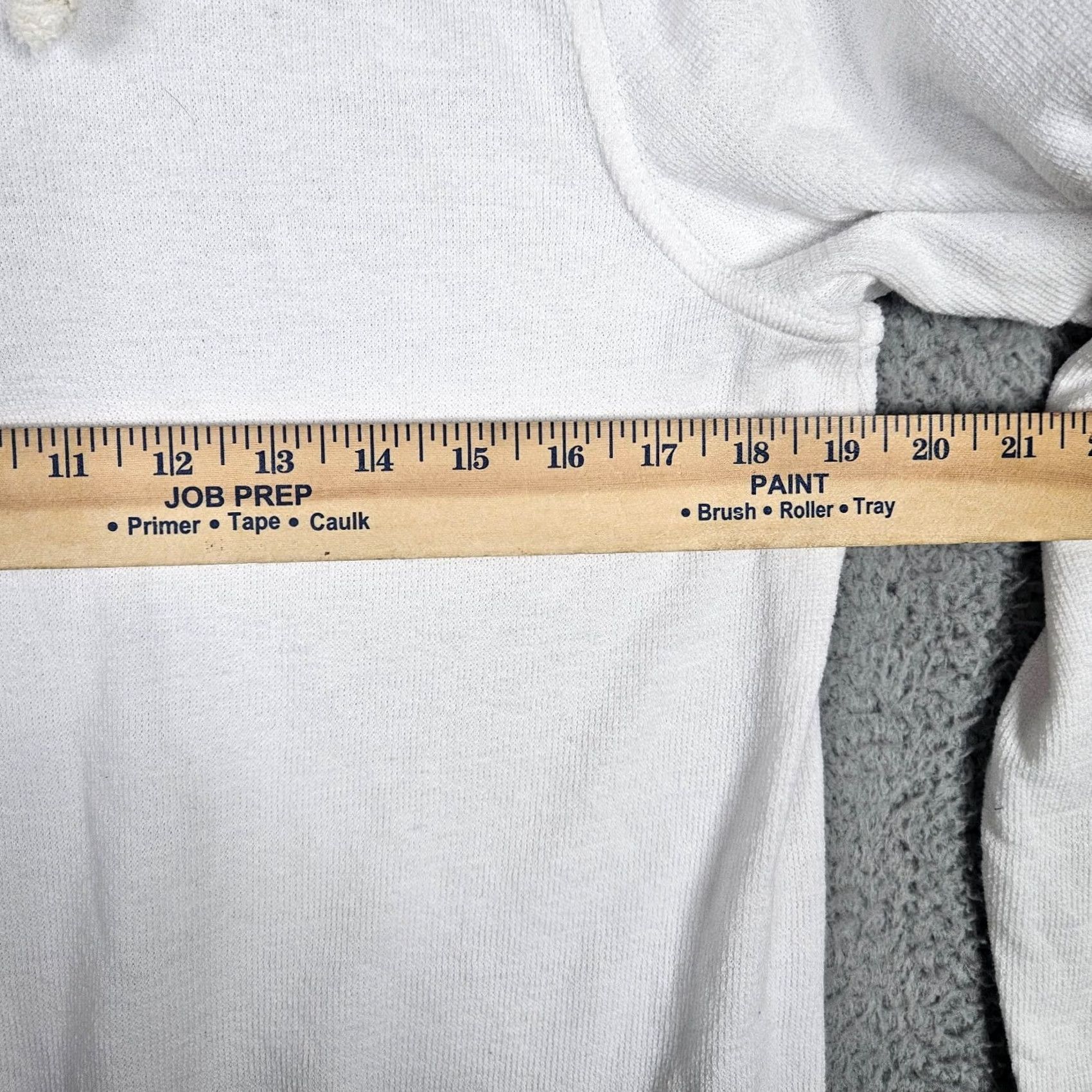 J.Crew J.CREW White Hooded Pullover Casual Top Women M Size M / US 6-8 / IT 42-44 - 4 Thumbnail