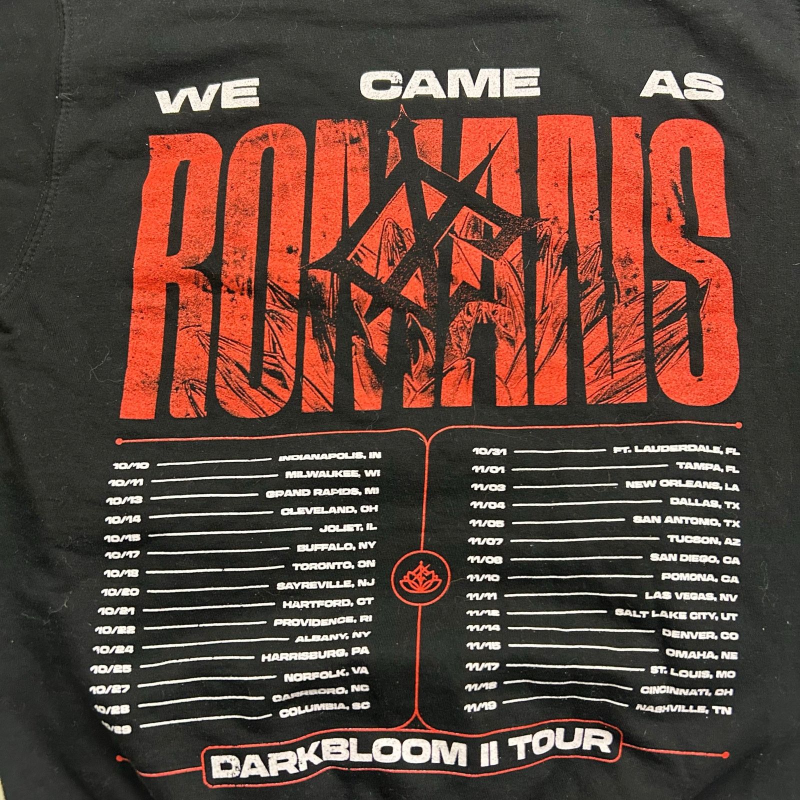 Band Tees We Came As Romans 'Darkbloom II Tour' Hoodie Size US S / EU 44-46 / 1 - 6 Thumbnail