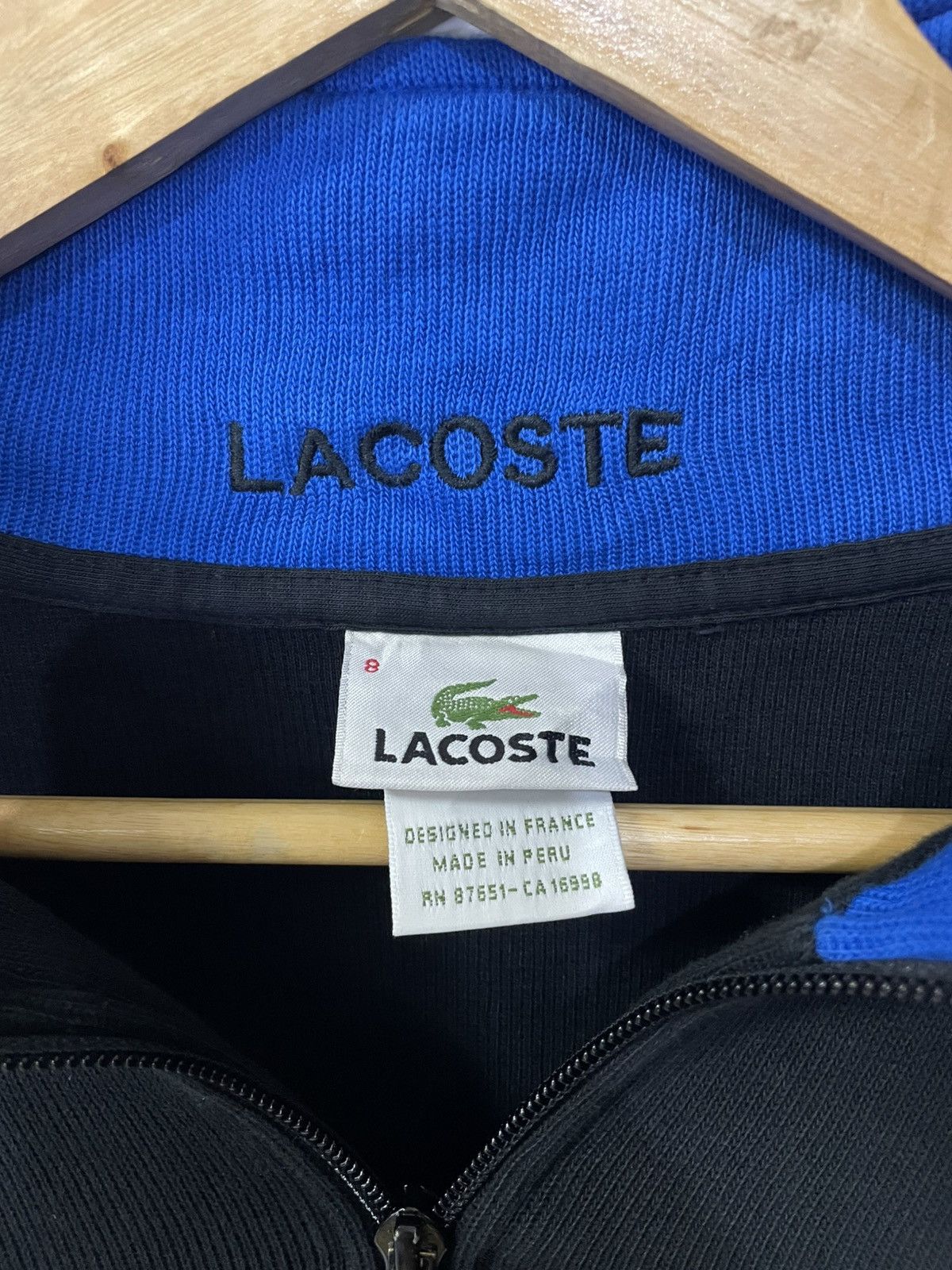 Lacoste Lacoste Quarter Zip Size US L / EU 52-54 / 3 - 3 Thumbnail