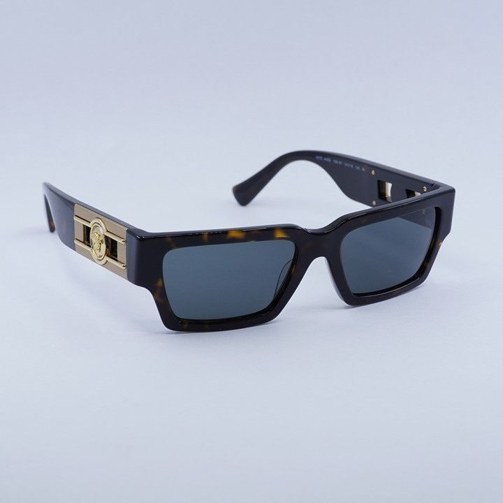 Versace Versace VE4459 108/87 Unisex Sunglasses Havana Rectangle Size ONE SIZE - 7 Thumbnail