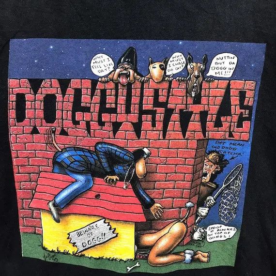 Rap Tees × Snoop Dogg SNOOP DOGG DOGGYSTYLE Album Hip Hop Rap Tee Shirt Tour Size US S / EU 44-46 / 1 - 4 Thumbnail