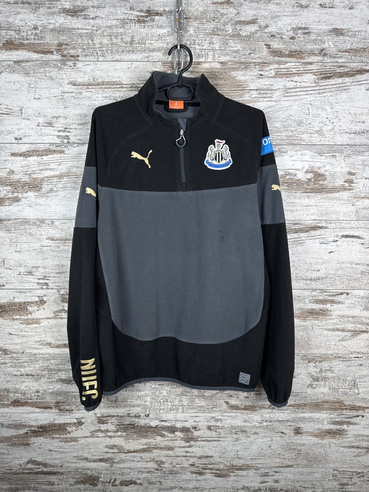 Puma × Vintage Mens Vintage Puma Newcastle United fleece sweatshirt jersey Size US L / EU 52-54 / 3 - 1 Thumbnail