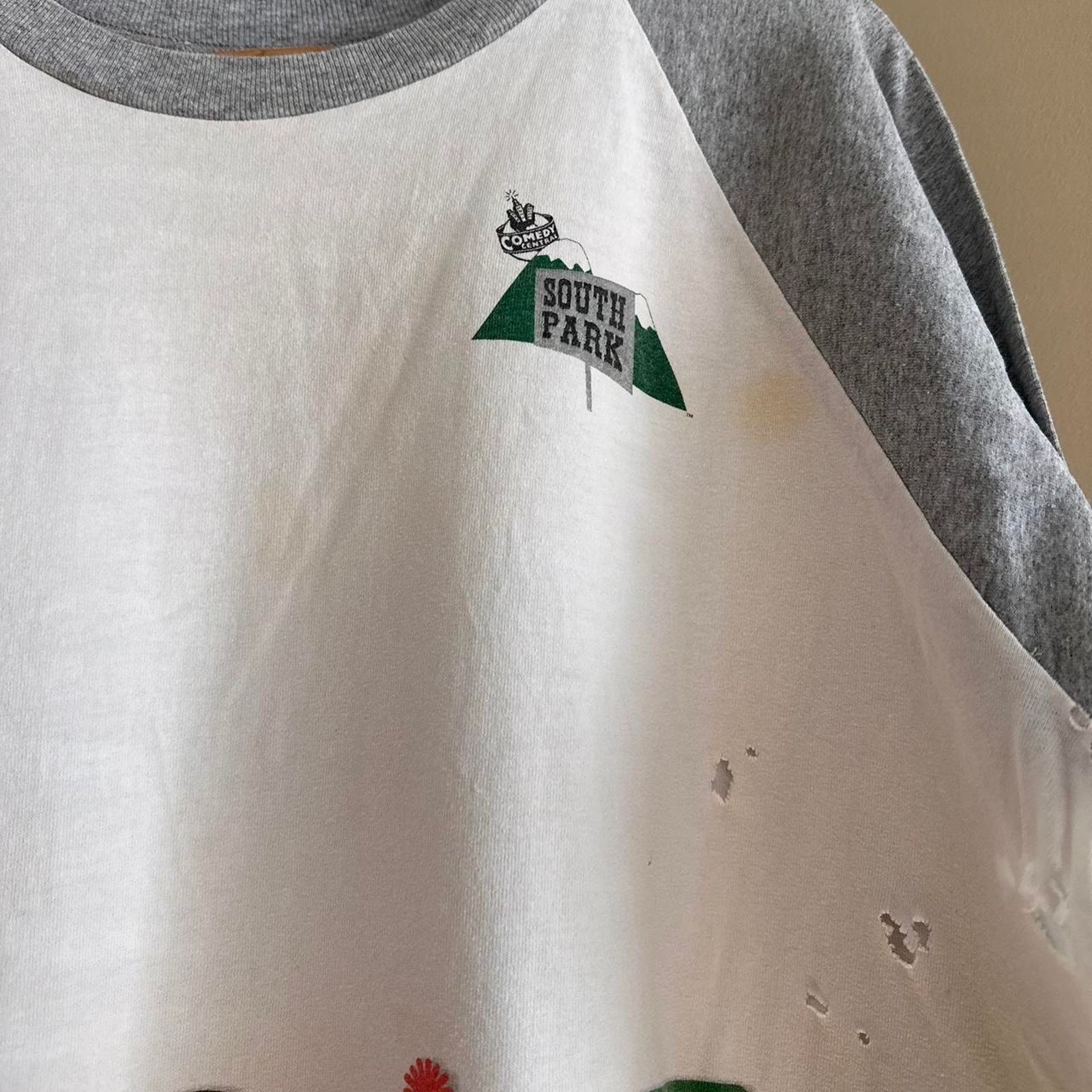 Cartoon Network × Vintage Vintage 1997 South Park Cartoon Shirt Size US XL / EU 56 / 4 - 4 Thumbnail