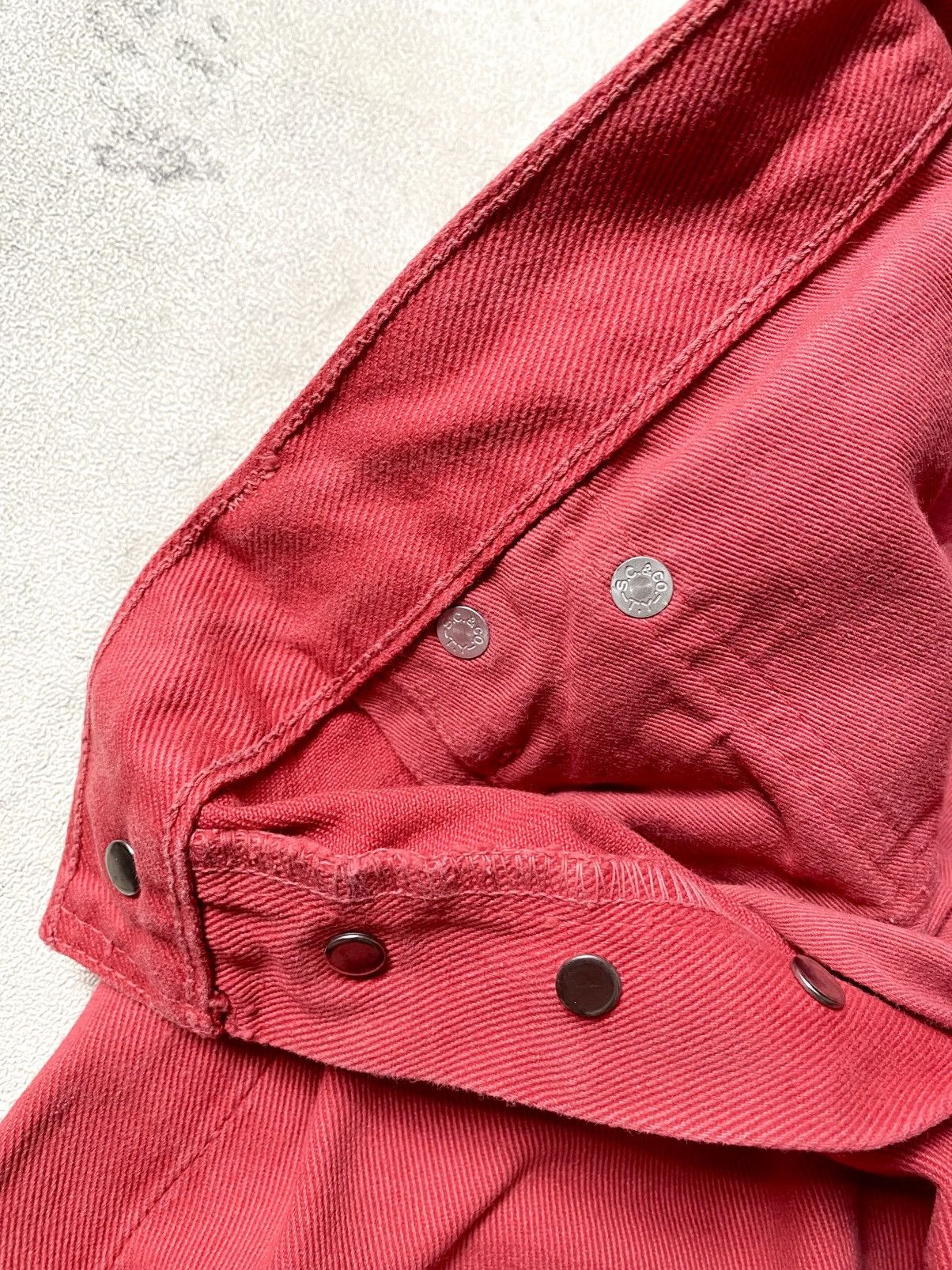 Sugar Cane 🔥RARE🔥 VTG SUGAR CANE RED DENIM Size US 31 - 15 Thumbnail