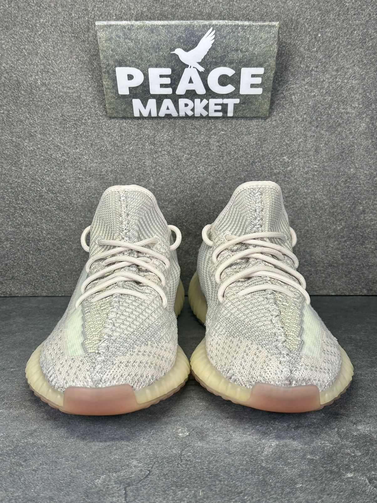 Adidas adidas Yeezy Boost 350 V2 Citrin Non-Reflective FW3042 Sz 12 Size US 12 / EU 45 - 3 Thumbnail