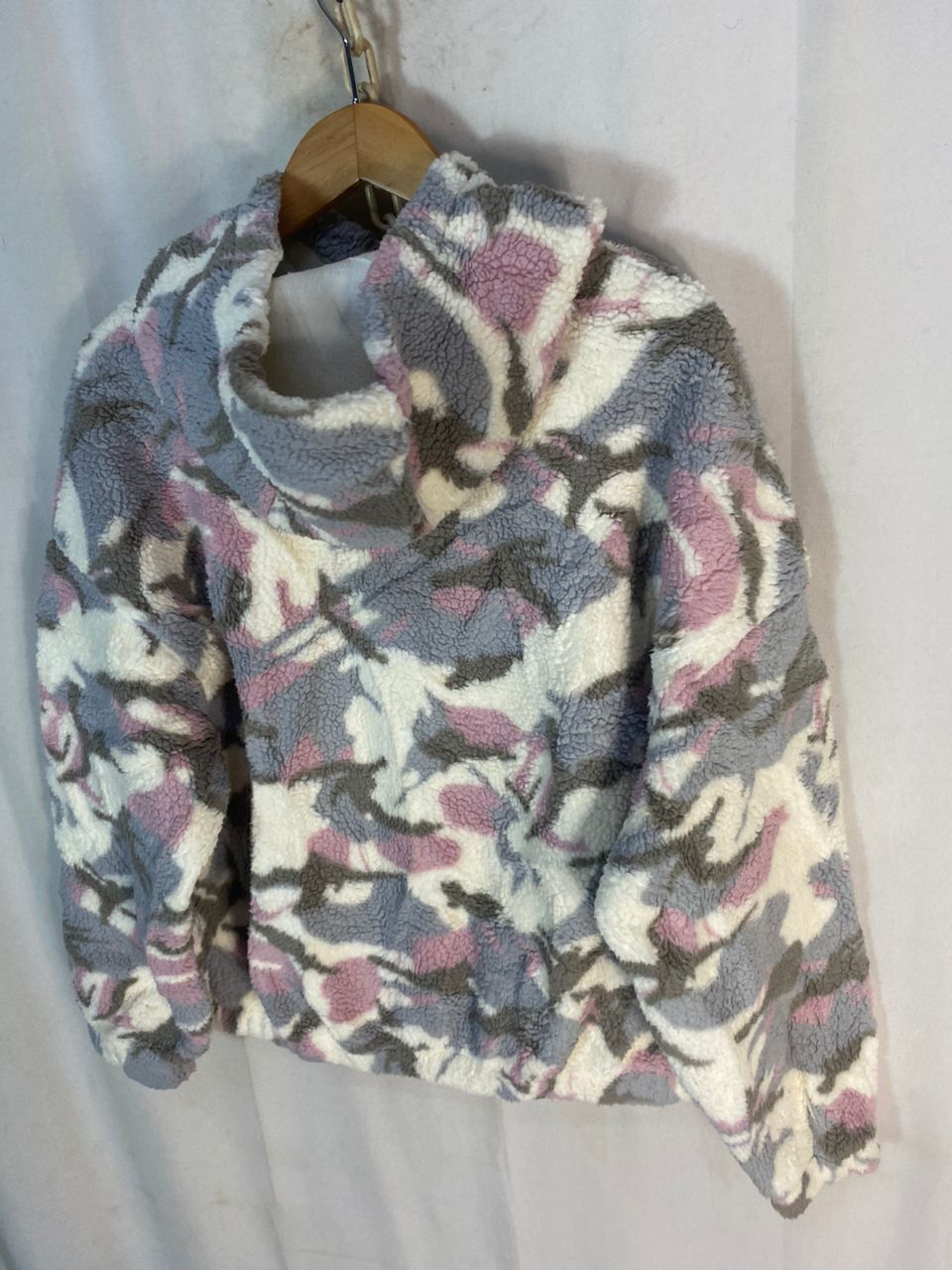 Gap Gap fleece camo half zipper baggy hoodie Size US M / EU 48-50 / 2 - 6 Thumbnail